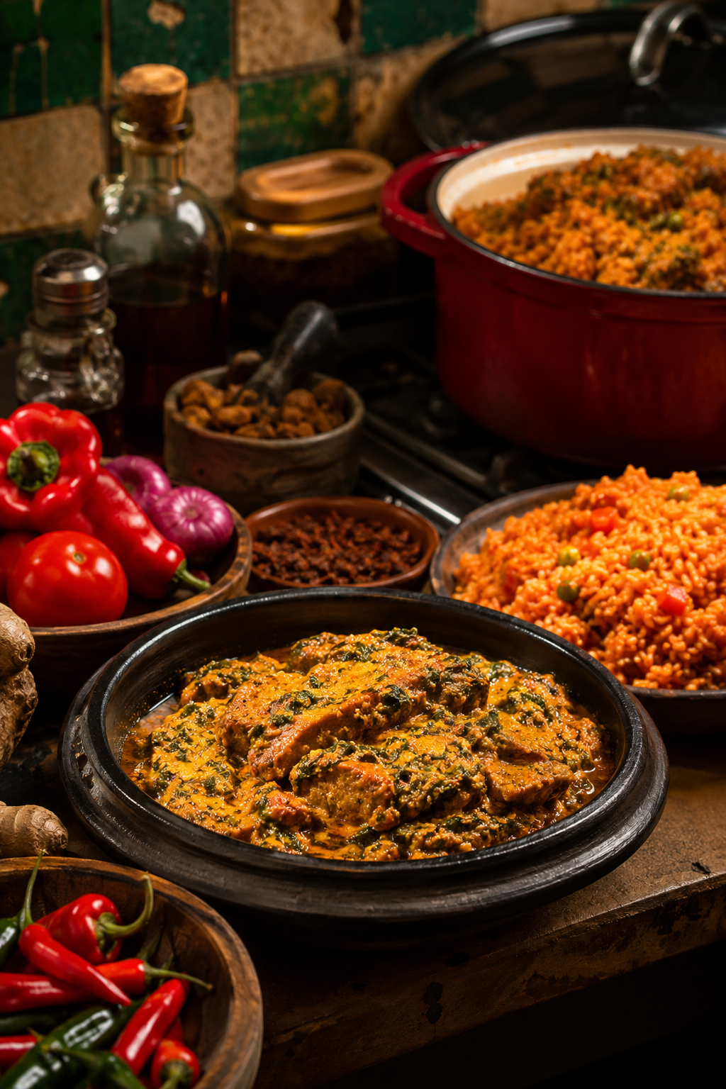 Fresh Nigerian ingredients